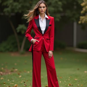Womens Suits Plus Size Tuxedo Prom Women 1920s Wedding Dress Bridal Ladies Trouser Suit Women&#39;s Formal Clothing Set women&#39;s tuxedo business