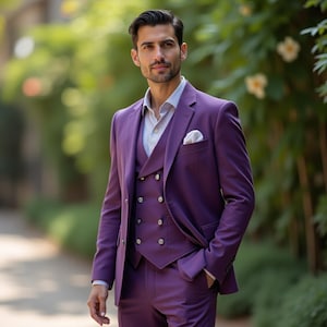 Luxury Premium Customized Men Suit , Suit Jacket , Tuxedo Wedding Plus Size Suits , Groomsmen Formal Suits