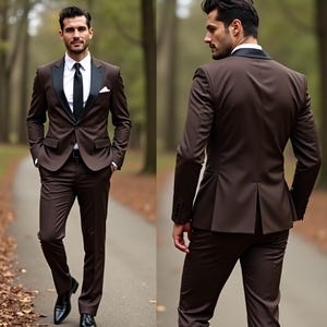 Men 2 Piece Suit , Tuxedo Jacket Suit ,  Wedding Suits , Plus Size Event Suit ,  Groomsmen Formal Clothing
