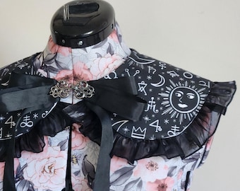 SECRET KNOWLEDGE detachable collar, egl gothic removable collar