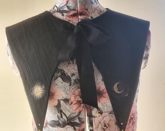 Collare staccabile HECATE, collare vittoriano rimovibile egl