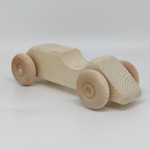 Wooden Car Toy for kids Earth friendly Pine Wood About 7&quot; long
