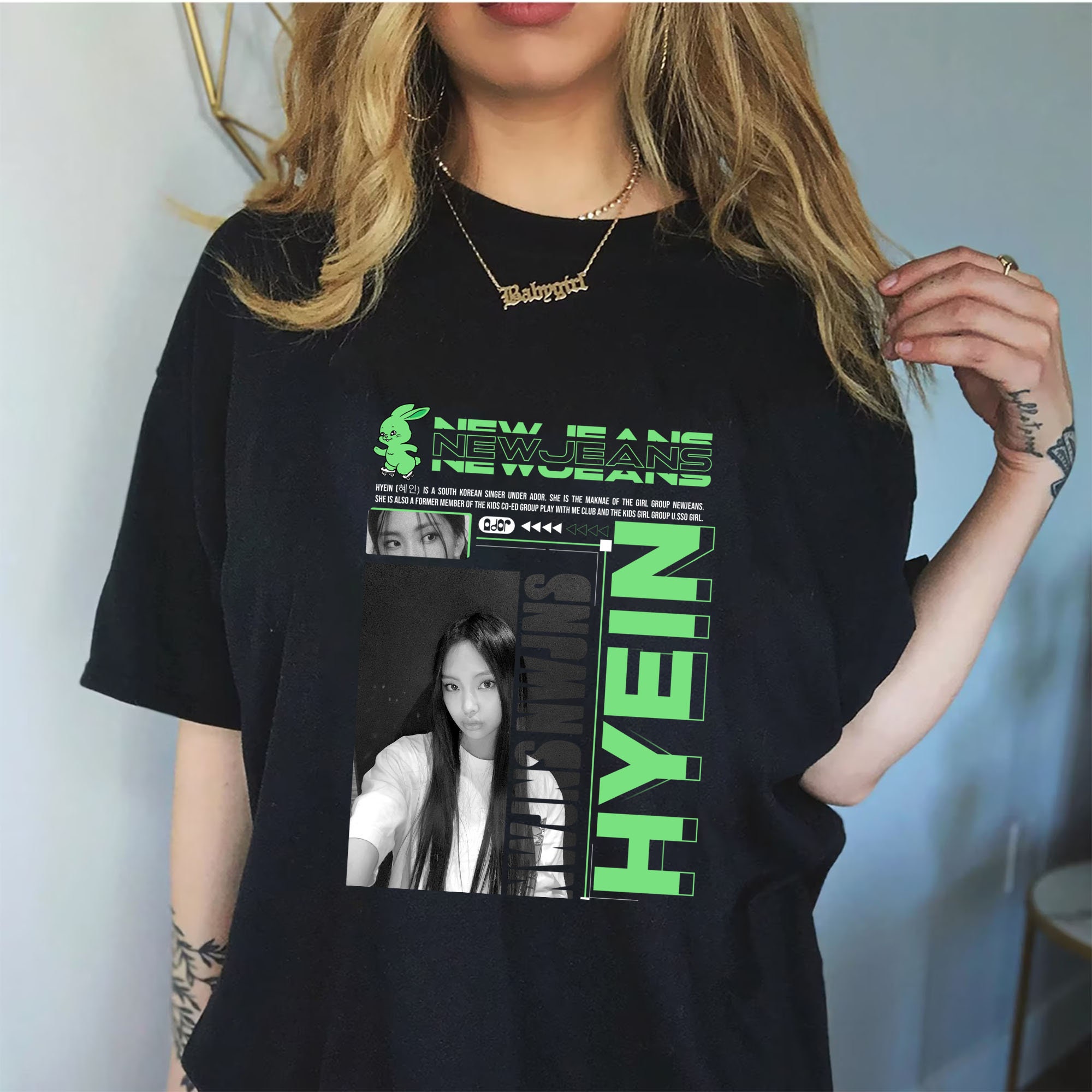 Discover Hyein NewJeans, NewJeans Member Shirt, Haerin NewJeans T-Shirt