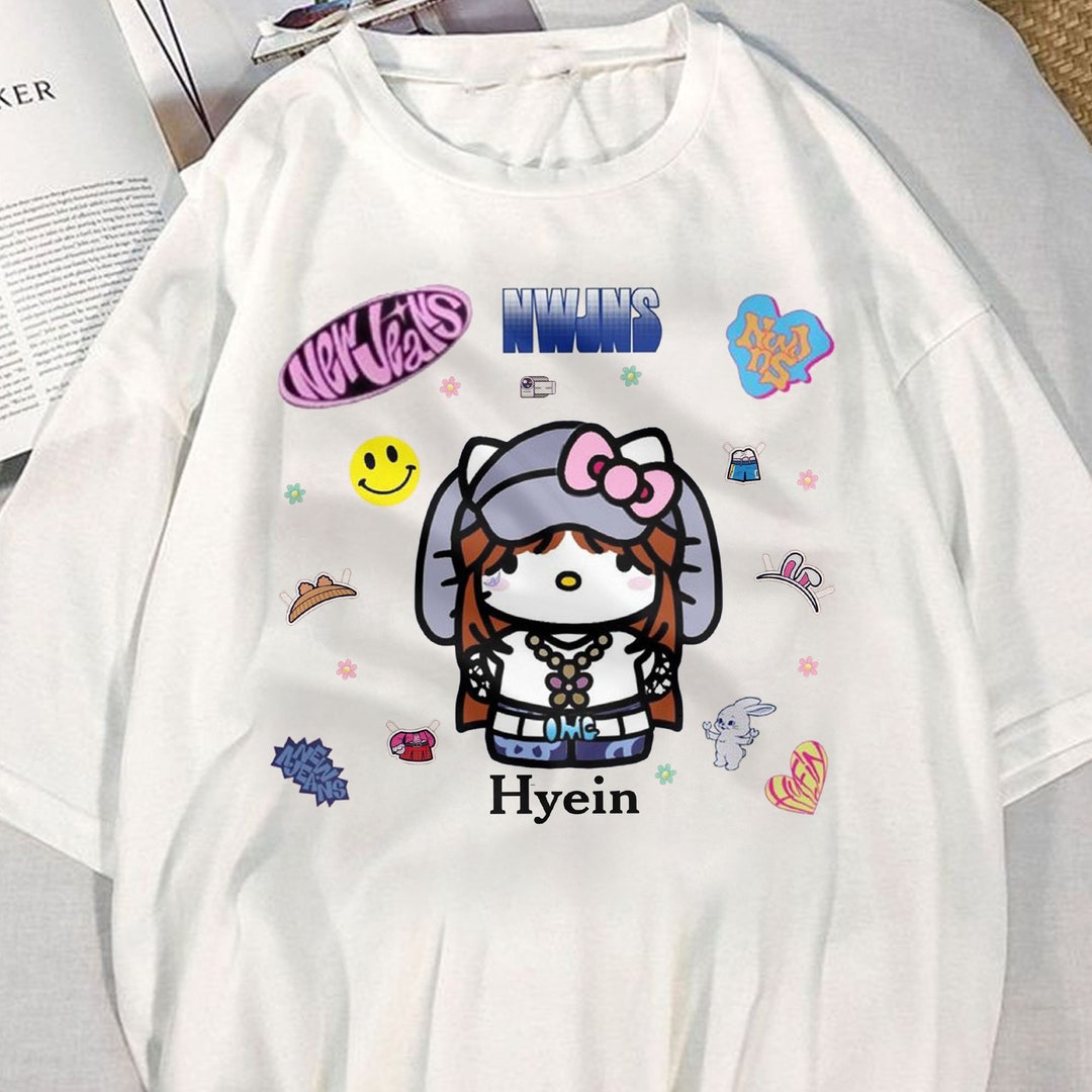 Hyein Newjeans Chibi Y2k Fanart Shirt Hyein Newjeans Kpop - Etsy