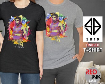 Camiseta SB19 unisex, camiseta SB19 Stell, camiseta filipina con póster PPOP, camiseta Stell SB19 Merch, camiseta A'TIN Fandom, camiseta de regalo SB19, camiseta A'TIN Stell SB19