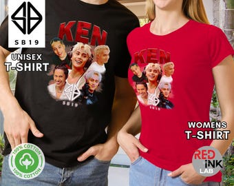 Camiseta SB19 unisex para mujer, camiseta SB19 Ken, caras felices, filipino PPOP, camiseta SB19 Ken, mercancía SB19, regalo para fans de A'TIN, camiseta de concierto SB19 Ken