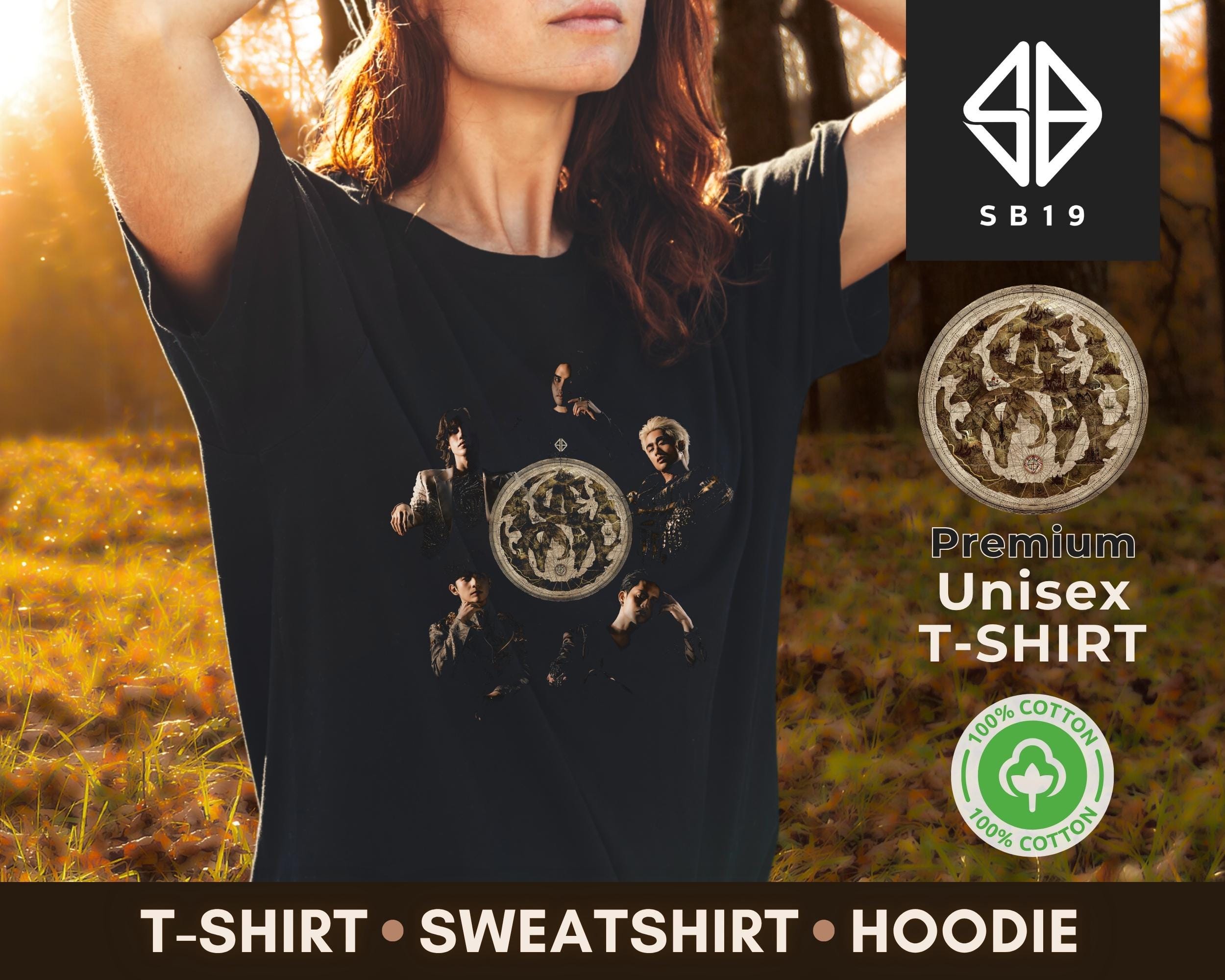 T-shirt SB19 Simula At Wakas World Tour - Merch Fan P-Pop - Taille L - Coton - Personnalisable