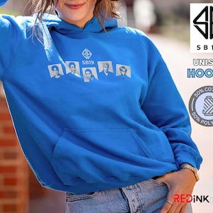 SB19 Hoodie Unisex SB19 Hooded Sweatshirt SB19 Grey Cutout Design Heavy Hoodie SB19 Hooded Sweatshirt SB19 Ppop Group A’TIN Fan Gift Hoodie