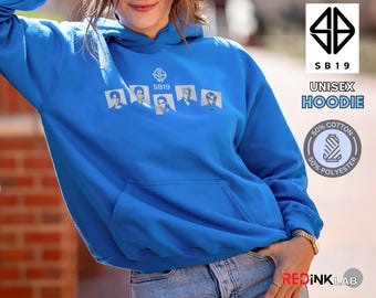 Sudadera con capucha SB19 Sudadera con capucha unisex SB19 Sudadera con capucha gruesa con diseño recortado gris SB19 Sudadera con capucha SB19 Sudadera con capucha SB19 Sudadera con capucha de regalo para fan del grupo Ppop A’TIN