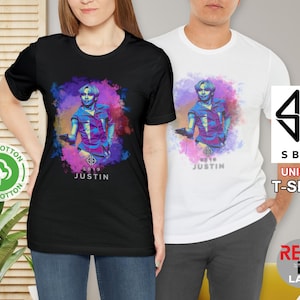 SB19 Tshirt Unisex SB19 Justin T-shirt Posterized SB19 Merch Filipino PPOP SB19 Justin Tee A&#39;TIN Fandom Shirt SB19 Gift SB19 Concert Tee