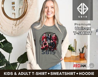 Camiseta grunge SB19 HITO, atuendo de concierto unisex SB19, regalo SB19 para fans, merchandising SB19, sudadera SB19, sudadera con capucha SB19, camiseta infantil SB19, camiseta SB19