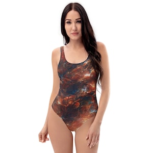 Copper Mirage Beachwear One-Piece Swimsuit