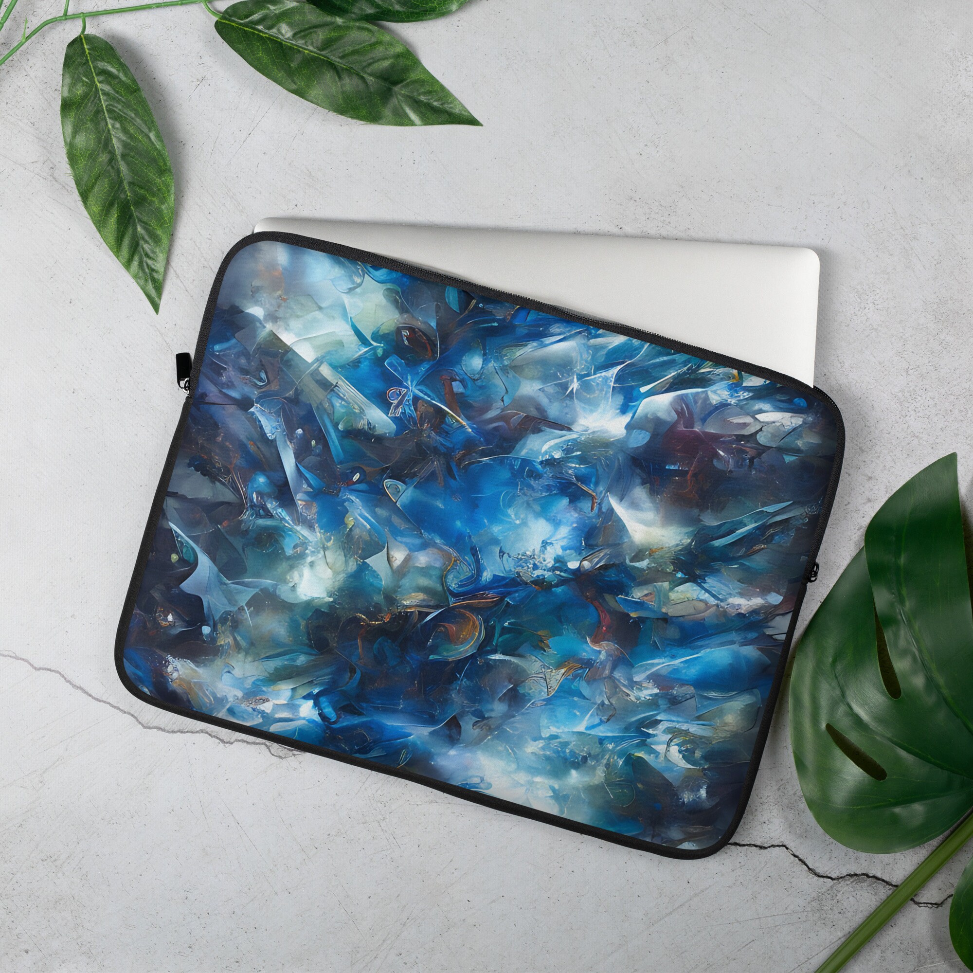Fractal Ice Energy Laptop Sleeve