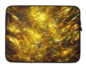 Twisted Gold Laptop Sleeve