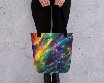 Prismatic Paradise Tote Bag