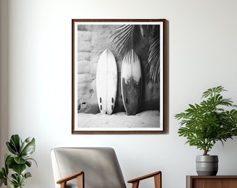 Surf Wall Art Print, Sea and Surf Wall Art, Surf Wall Art, Surf Nursery Wall Art, DIGITAL Instant Download!