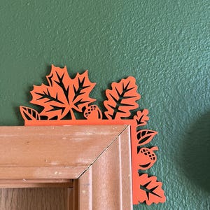 Decoración de esquina de puerta de otoño, decoración de otoño, colgador de puerta de calabaza, decoración de Halloween, decoración de esquina de puerta, colgador de puerta