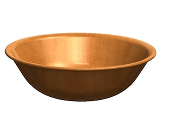 Classic Bowl design for cnc router or 3d printer