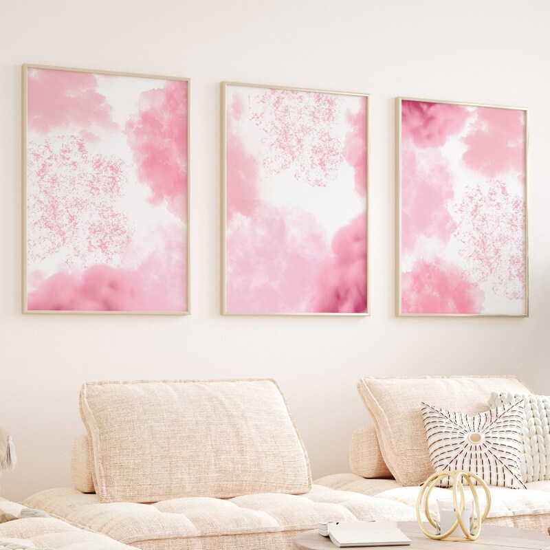 Blush Pink Wall Art - Etsy