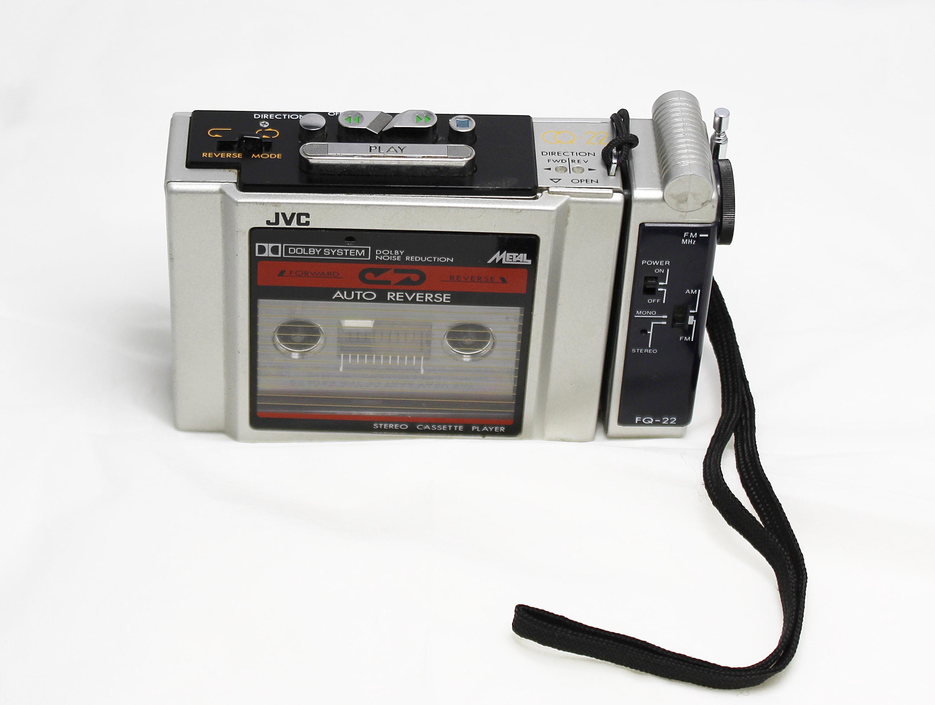 Vintage JVC CQ-22K Walkman Style Cassette Player With Radio Vintage JVC CQ-22K Walkman Style Cassette Player With Radio