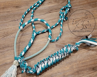 Lariat Muletape Halters with Lead Rope