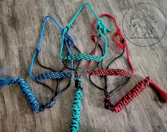 Muletape Halters with Lead Rope