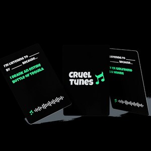 Cruel Tunes The Hilarious Adult Party Game for Music Lovers | Fun Game for Pregames, Game Nights, and Drinking Games | Perfect Holiday Party image 5