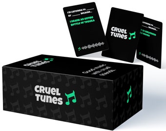 Cruel Tunes The Hilarious Adult Party Game for Music Lovers | Fun Game for Pregames, Game Nights, and Drinking Games | Perfect Holiday Party