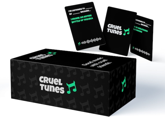 Cruel Tunes The Hilarious Adult Party Game for Music Lovers | Fun Game for Pregames, Game Nights, and Drinking Games | Perfect Holiday Party