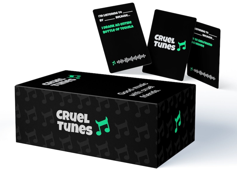 Cruel Tunes The Hilarious Adult Party Game for Music Lovers | Fun Game for Pregames, Game Nights, and Drinking Games | Perfect Holiday Party image 1