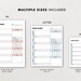 Daily Food Diary Printable for Weight Loss, Minimalist Daily Calorie ...