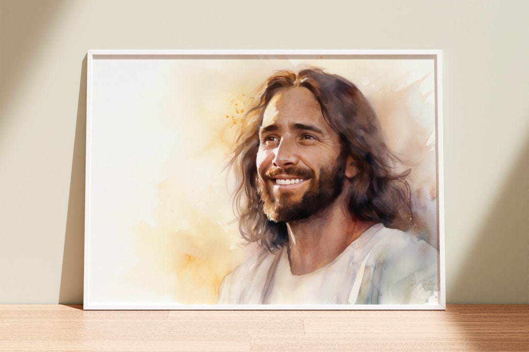 Jesus Sees the Good Jesus Painting the Living Christ Picture of Jesus