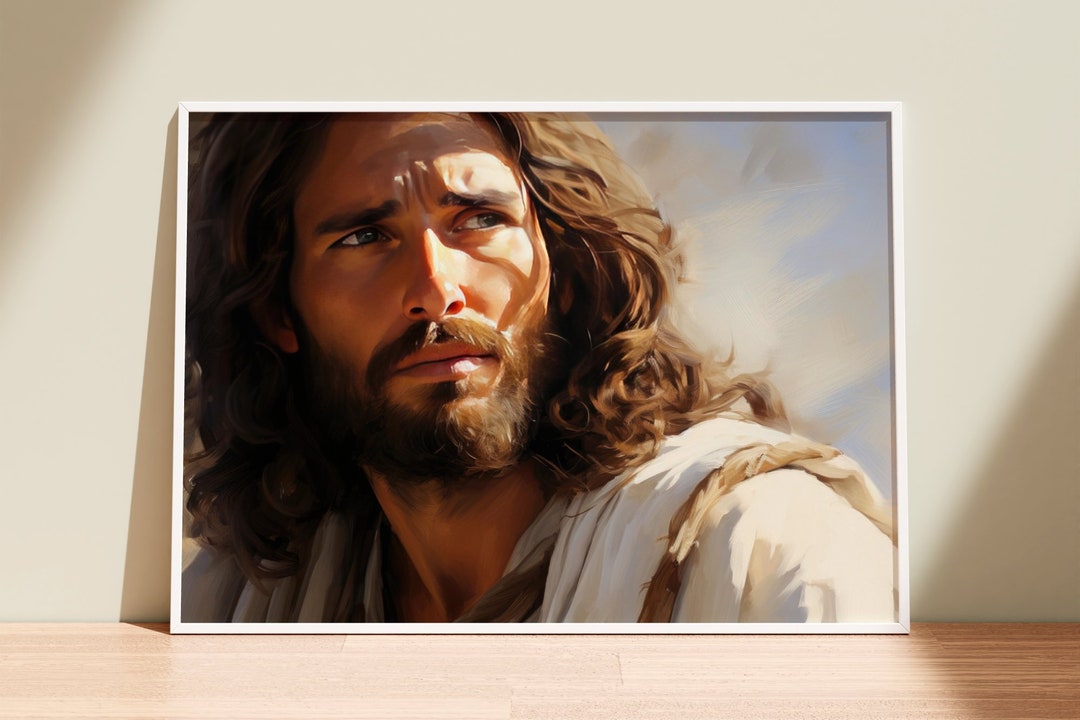 Jesus Concerned Jesus Painting the Living Christ Picture - Etsy