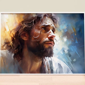 Jesus Concerned for You | Jesus Painting | The Living Christ | Jesus Watercolor | Picture of Jesus | Jesus Art Print | LDS Art