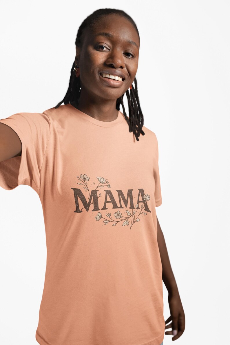 Camisa floral bohemia para mamá - Camiseta retro para el Día de la Madre imagen 13