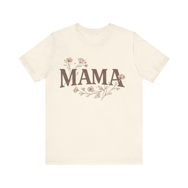 Camisa floral bohemia para mamá - Camiseta retro para el Día de la Madre imagen 8