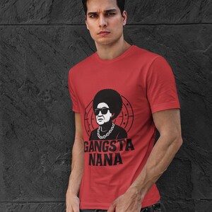 Gangsta Nana T-Shirt: Funny Grandma Hip Hop Style Graphic Tee image 8