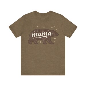 Camiseta Mamá Osa / Silueta de Osa con Estrellas imagen 11