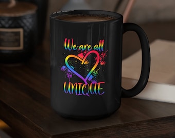 LGBTQ+ Pride Coffee Mug: Rainbow
