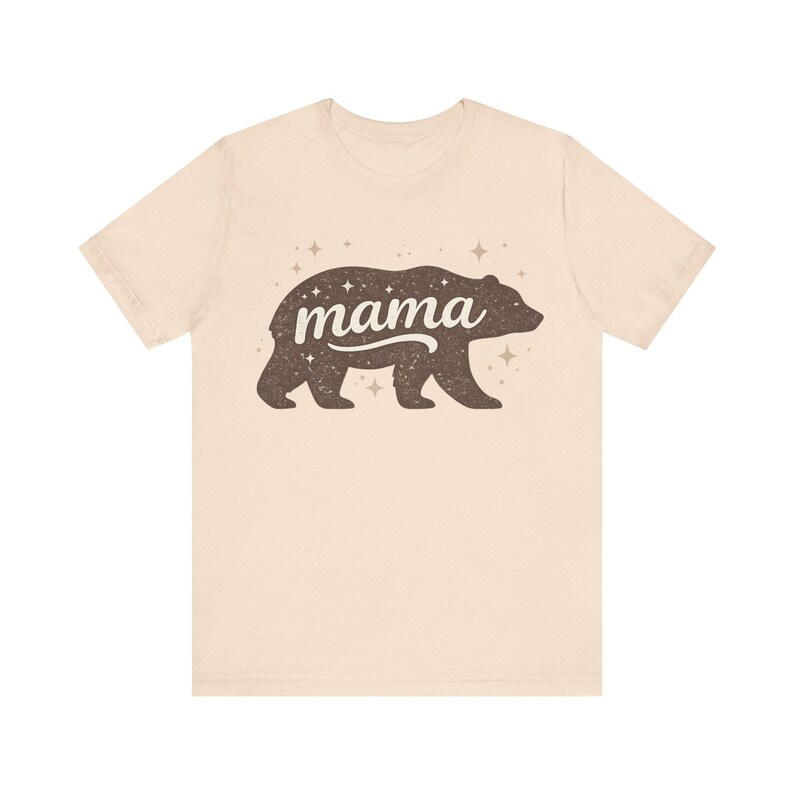 Camiseta Mamá Osa / Silueta de Osa con Estrellas imagen 10