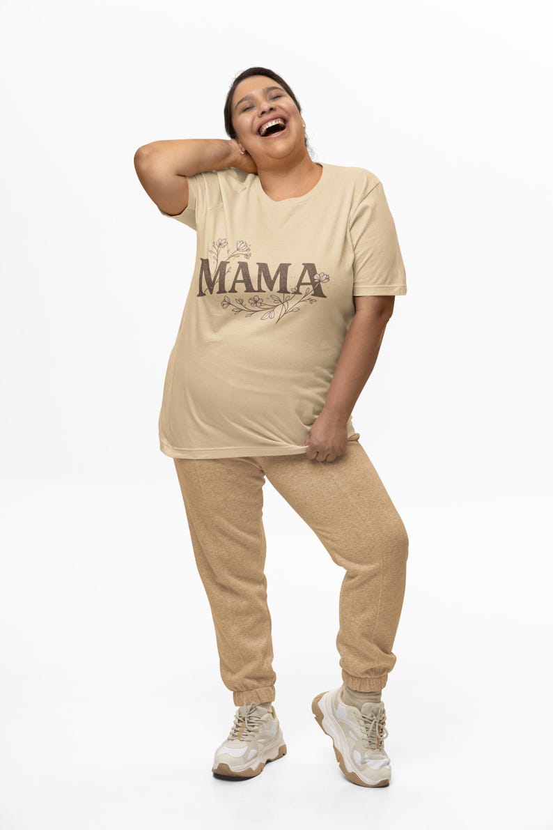 Camisa floral bohemia para mamá - Camiseta retro para el Día de la Madre imagen 11