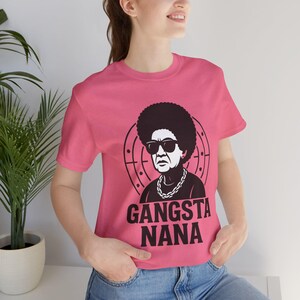Gangsta Nana T-Shirt: Funny Grandma Hip Hop Style Graphic Tee image 1