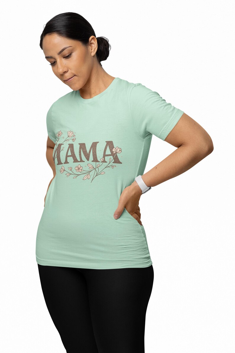 Camisa floral bohemia para mamá - Camiseta retro para el Día de la Madre imagen 15