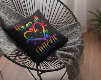 LGBTQ+ Pride Kissen: 'We Are All Unique' Inspirierendes Wohndekor