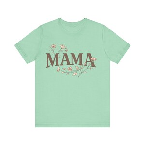 Camisa floral bohemia para mamá - Camiseta retro para el Día de la Madre imagen 14