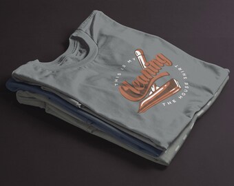 おもしろ掃除Tシャツ：家事のユーモア、掃除好きへのギフト