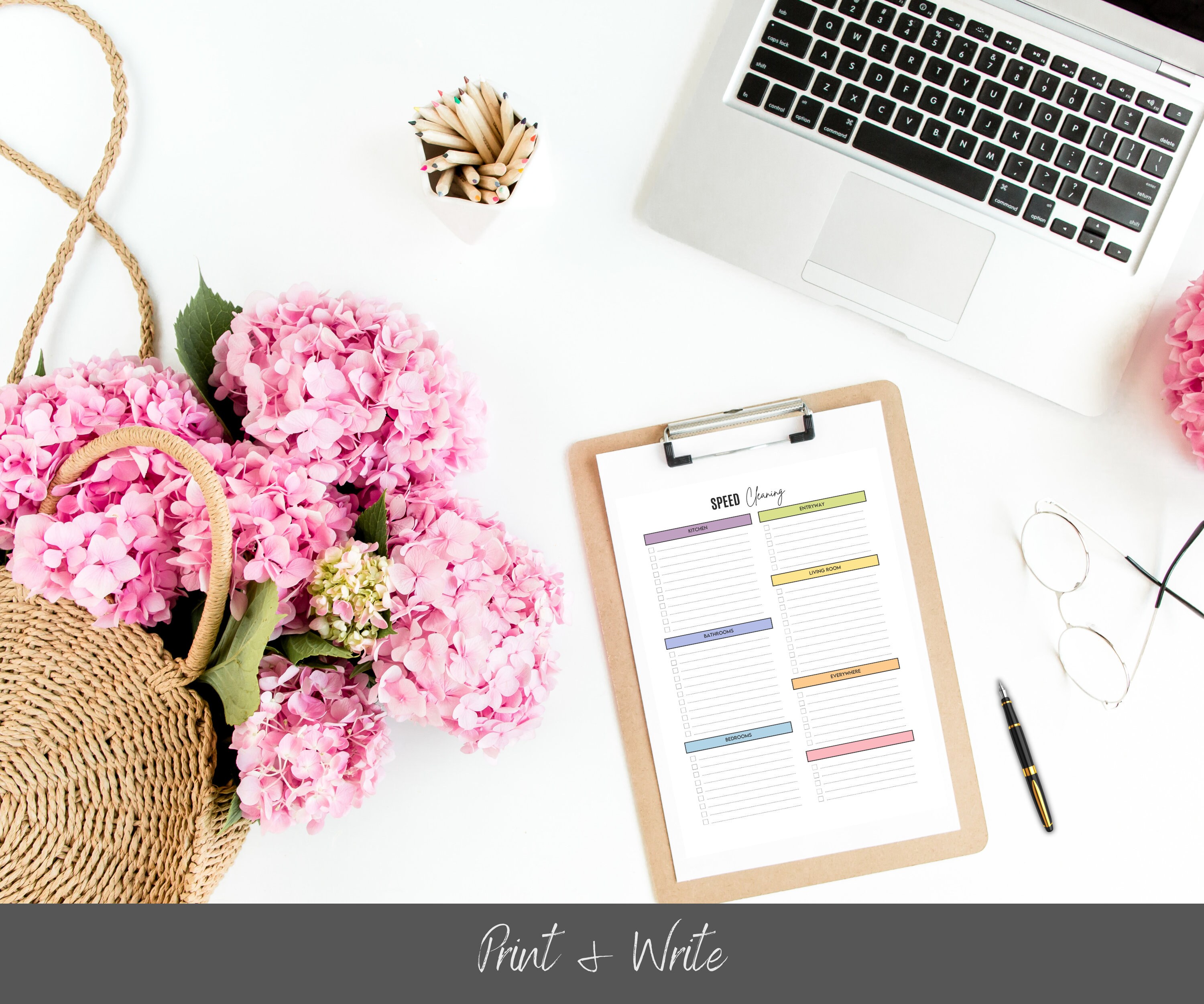 ADHD Cleaning Printable Cleaning Templates ADHD Cleaning Schedule ADHD ...