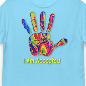 Men&#39;s classic tee, I am Accepted, Motivational Quotes, inspirational quotes, T Shirt Love, positive quotes, Pride T Shirt
