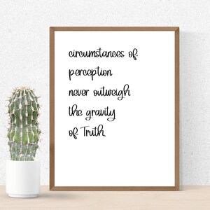 Circumstances Truth, Motivational Quotes, quote wall art, inspirational quotes, Living Room Wall Art, Motivation, positive quotes, word art
