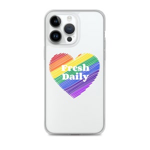 Fresh Daily Clear Case for iPhone®, Motivational Quotes, inspirational quotes, Cell Phone Cover Art, positive quotes, Pride